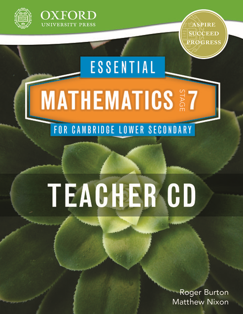 进口英文原版 Essential Mathematics for Cambridge Lower Secondary Stage 7 Teacher CD 剑桥初中基础数学第7阶段教师资源