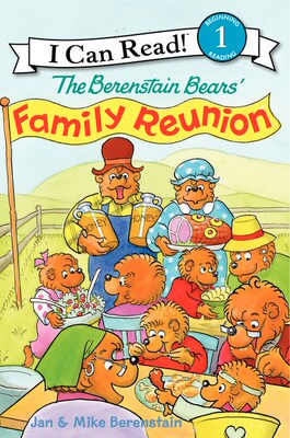 现货【外图原版】进口英文 绘本 The Berenstain Bears’ Family Reunion 贝贝熊家庭聚会 I CAN READ系列