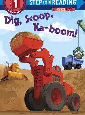 【外图原版】进口英文 现货【英文原版】Dig, Scoop, Ka-Boom! (STEP 1)挖，挖，开！分级阅读 儿童启蒙阅读 英文原版进口原装
