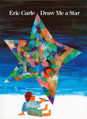 现货【Penguin企鹅出品】进口英文 Draw Me a Star画一个星星给我 Eric Carle 艾瑞卡尔爷爷 大开平装儿童英语启蒙绘本0-2-3-4-5岁