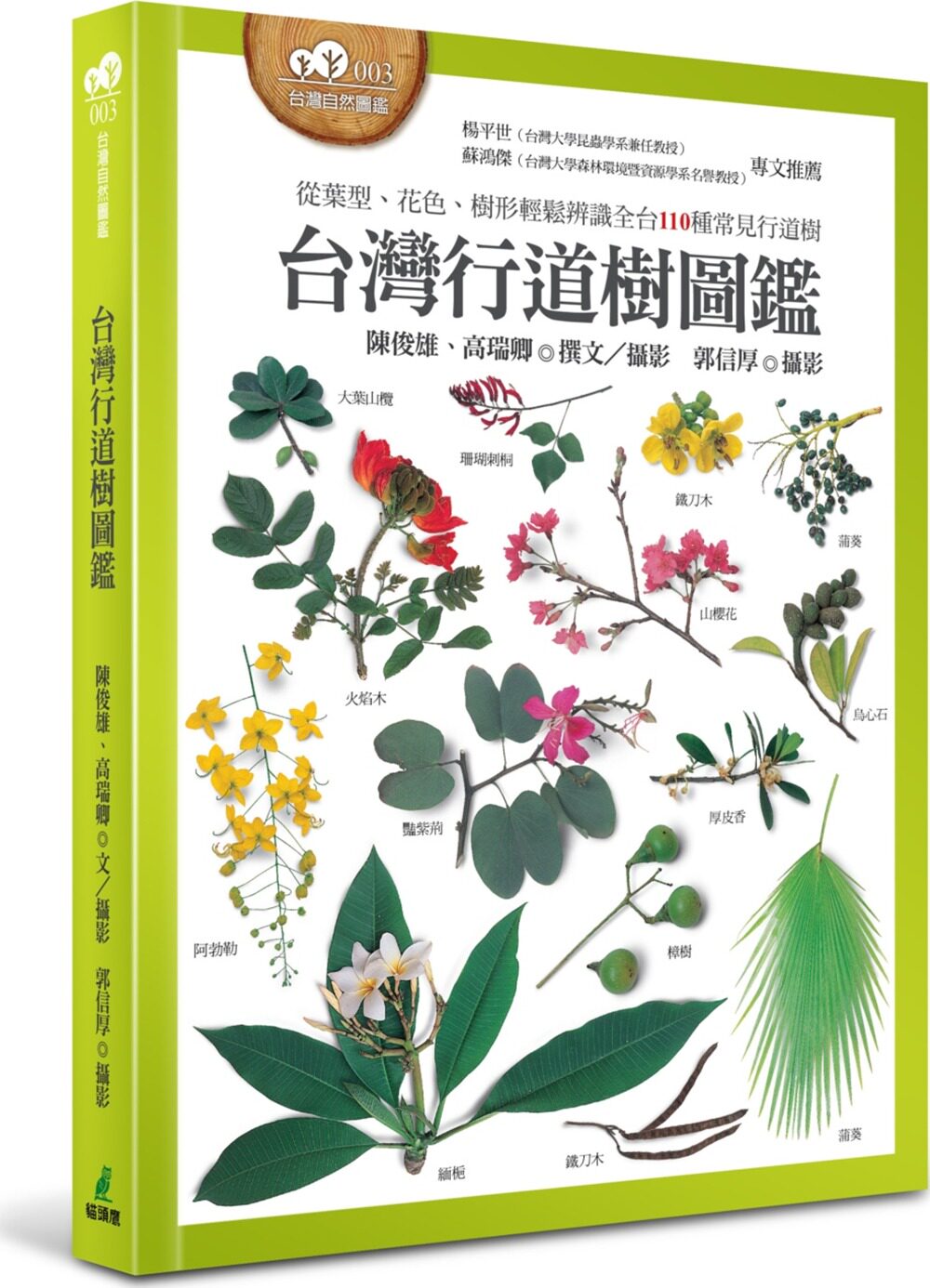 预售【外图台版】台湾行道树图鉴（附都市水循环原理与树木修剪准则，从叶形、花色、树型轻松辨识110种常见行道树） / 猫头鹰