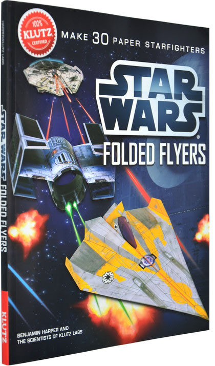 预售 英文原版 进口手工书  Klutz Star Wars Folded Flyers 星球大战 折叠的飞行物 STEM科普 空气动力学 手工制作DIY