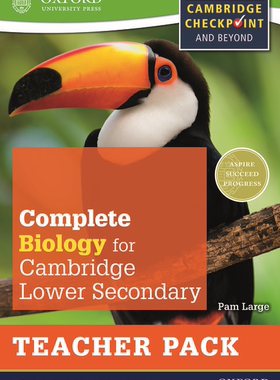 【外图原版】进口英文 Complete Science for Cambridge Lower Secondary: Biology Teacher Pack 剑桥初中理科：生物学教师包