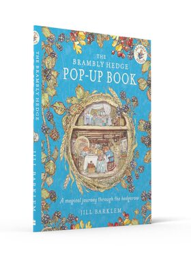 预售 英文原版 The Brambly Hedge Pop-up Book 精装 野蔷薇村的故事 立体书 原版英文绘本 少儿读本