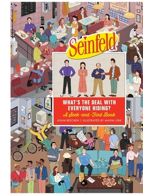 预售 英文原版 Seinfeld Whats Deal with Everyone Hiding 宋飞正传寻找和发现游戏书 25周年纪念版