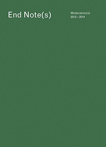 预售【外图英文原版】end note(s) moderation(s) 2012-2014 / 末世