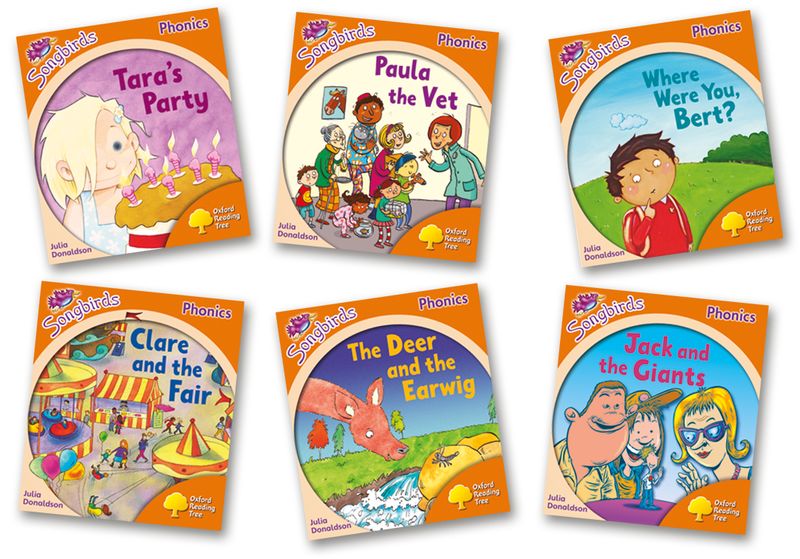 【外图原版】进口英文 Oxford Reading Tree Songbirds Phonics: Level 6. Mixed Pack of 6 (PACK)