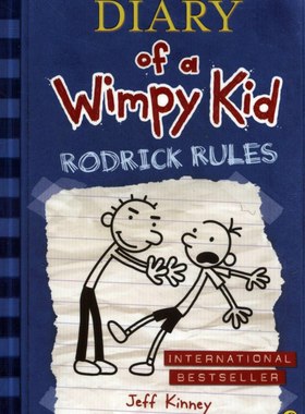 预售 进口英文 Diary of a Wimpy Kid: Rodrick Rules (Book 2)小屁孩日记2