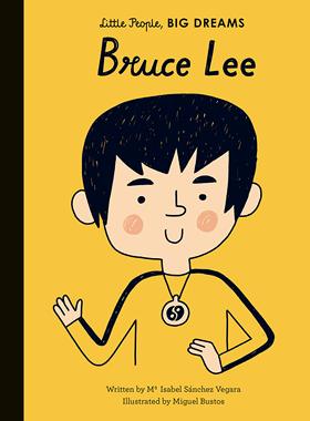 现货【外图英文绘本】小男孩,大梦想：李小龙 Bruce Lee 英文原版 绘本 精装大开本 名人传记 Little People, Big Dreams