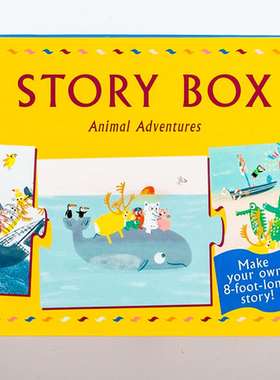 现货【外图原版】进口英文 Story Box Animal Adventure 故事盒 动物探险 手工书