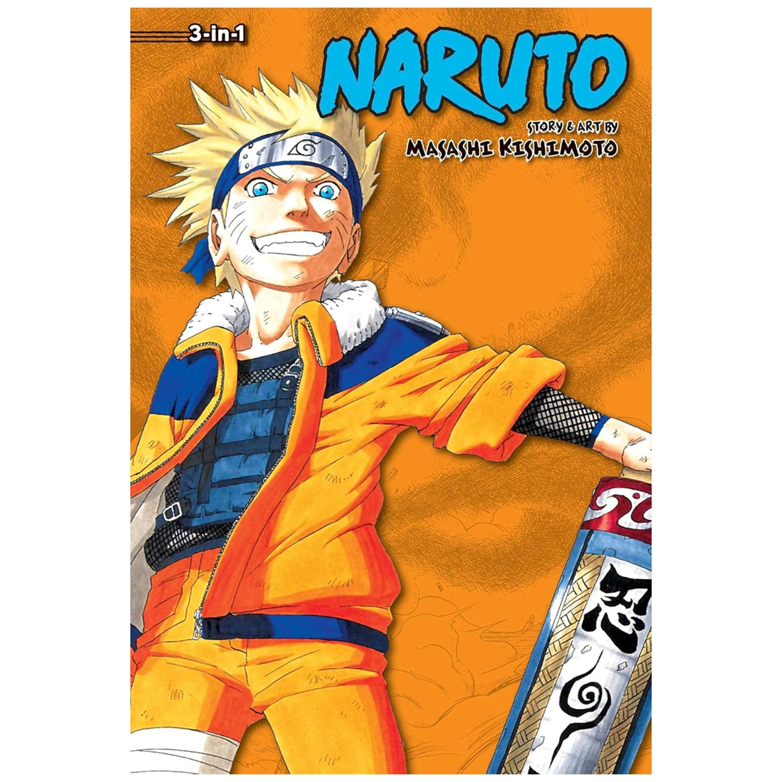 预售 英文原版 Naruto (3-In-1 Edition), Vol. 4: Includes Vols. 10, 11 & 12火影忍者（三合一版），第4卷：包含第10、11、12卷