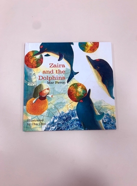 现货 英文原版 Zaira and the Dolphins Zaira和海豚 英文艺术绘本