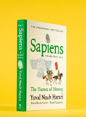 预售 英文原版 人类简史第三部：智人之上 (漫画版)精装 Sapiens A Graphic History  Volume 3 世界通史Harari 尤瓦尔·赫拉利