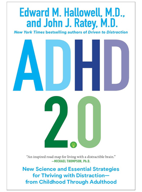 预售 英文原版 Thriving with Distraction from Childhood through Adulthood ADHD 2.0 注意力缺失