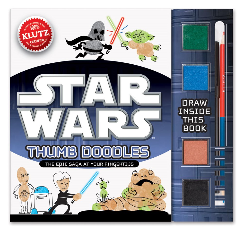 现货 英文原版 进口手工书 Star Wars Thumb Doodles 美国原版引进STEA艺术(手工/活动书)星球大战