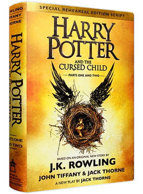 精装现货【进口英文原版】哈利波特系列8 被诅咒孩子Harry Potter and the Cursed Child JK罗琳正版作品 青少年课外英语阅读