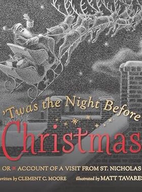 现货 英文原版 Twas the Night Before Christmas: Or Account of a Visit from St. Nicholas 圣诞前夜：圣尼古拉斯来访记