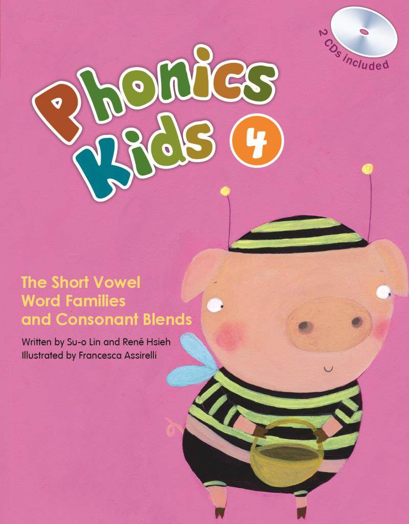 new phonics kids 4: the short vowel word families and consonant