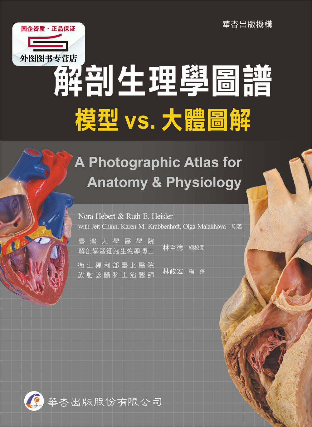 预售【外图台版】解剖生理学图谱:模型vs.大体图解 / NORAHEBERT等作,林政宏译 华杏出版股份有限公司