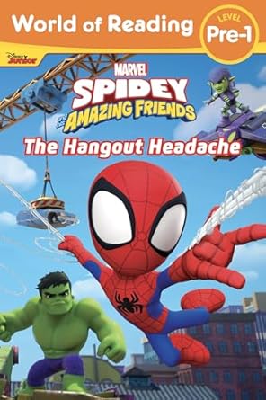 现货 英文原版 World of Reading: Spidey and His Amazing Friends: The Hangout Headache 蜘蛛侠和他的神奇朋友