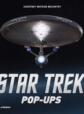 【外图原版】进口英文 Star Trek Pop-ups星级迷航超大本 立体书 英文原版艺术立体作品集