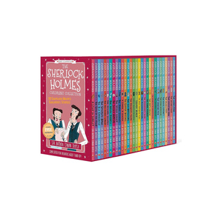 Children’s 英文原版 Sherlock 预售 Collection Box 儿童章节书7岁 Book 福尔摩斯儿童系列：30册书盒套装 Set The Holmes