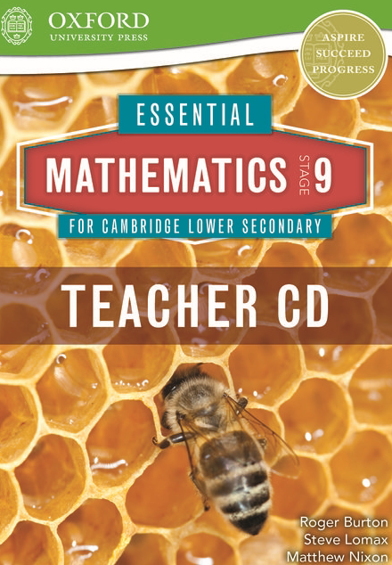 进口英文原版 Essential Mathematics for Cambridge Lower Secondary Stage 9 Teacher CD 剑桥初中基础数学第9阶段教师资源