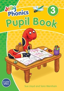 Phonics 英国英语版 Print 英文原版 Jolly Letters Book Pupil 第3册：印刷体字母 预售 快乐拼读