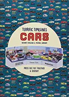 现货【外图原版】进口英文 Terrific Timelines: Cars（手工书）