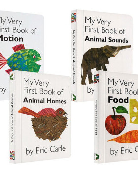 现货【外图原版】进口英文 My Very First Book 4-book boxed set 我的第一本书4本盒装 ERIC CARLE