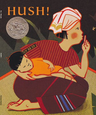 预售【外图原版】进口英文 Hush! A Thai Lullaby *ALA Randolph Caldecott Honor Book* 安静！泰国摇篮曲 获奖作品