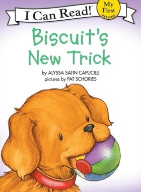 【外图原版】进口英文 小饼干狗 儿童读物 Biscuit's New Trick（My first I can read）