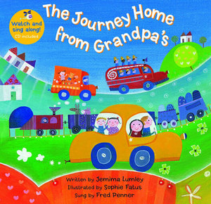 【原版书】现货【英文原版】Barefoot Books:The Journey Home from Grandpa's 廖彩杏书单 平装绘本附CD 韵文与厦门外图