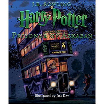 现货【英文原版】美版-哈利波特与阿兹卡班的囚徒插图版 Harry Potter and the Prisoner of Azkaban 彩绘精装 中小学生课外阅读物