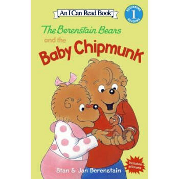 【外图原版】进口英文 The Berenstain Bears and the Baby Chipmunk (Level 1)贝贝熊和