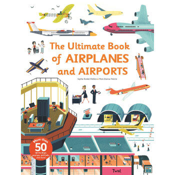 进口英文原版 现货【英文原版】The Ultimate Book of Airplanes and Airports 飞机和机场 儿童游戏启蒙认知科普知识操作书