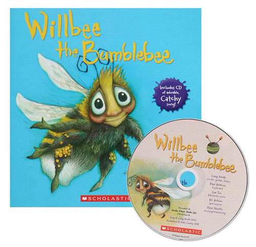 【外图原版】进口英文 现货【英文原版】Willbee the Bumblebee附原版CD 绘本图画书 儿童启蒙有声读物 craig smith