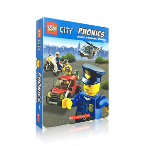 【外图原版】12册合集 进口英文 乐高拼读套装 PHONICS BOXED SET (LEGO CITY)乐高自然拼读