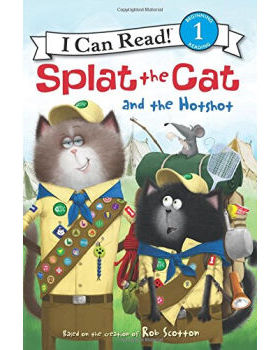 【外图原版】进口英文 SPLAT THE CAT AND THE HOTSHOT 小猫雷弟和能手