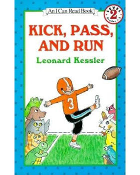 【外图原版】进口英文 Kick, Pass, and Run (LEVEL 2)踢，绕过，跑