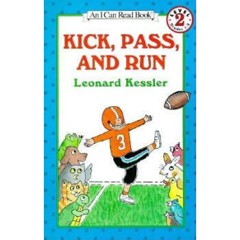 【外图原版】进口英文 Kick, Pass, and Run (LEVEL 2)踢，绕过，跑
