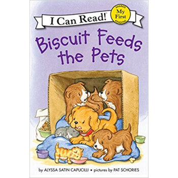 现货【外图英文绘本】饼干狗系列 I can read 系列 Biscuit Feeds the Pets 饼干喂养宠物