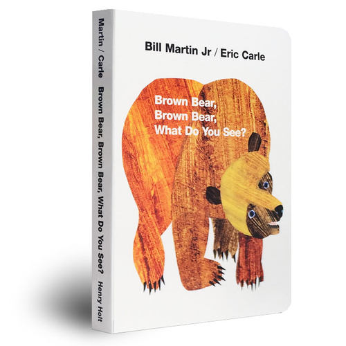 预售【英文原本】Brown Bear BrownBear What Do You See 廖彩杏书单 棕色的熊你在看什么 棕熊 Eric Carle 卡尔爷爷 英文绘本
