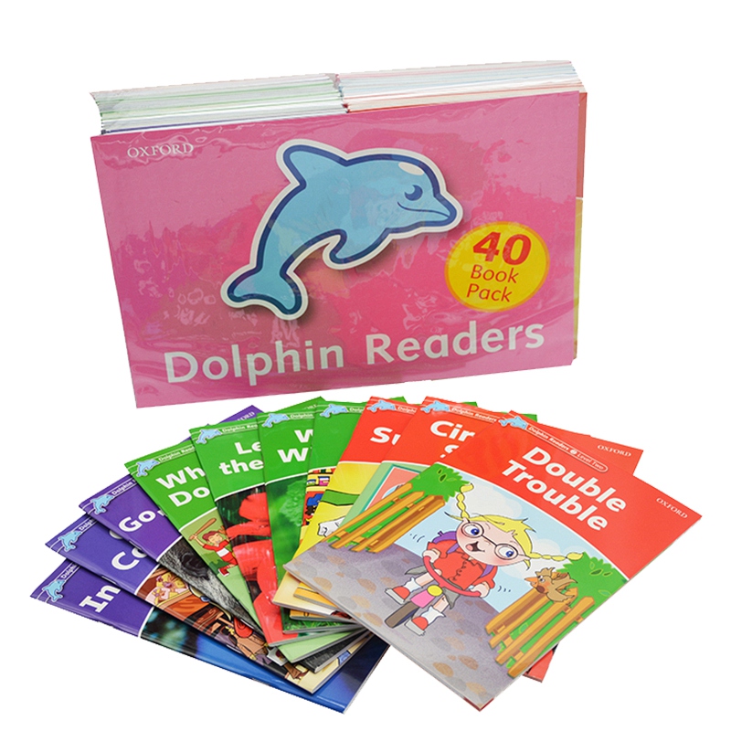 【外图原版】进口英文 牛津分级阅读 40册 Oxford Dolphin Readers 海豚读物大全套 牛津小学精读练习读本 英文原版