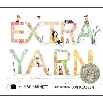 预售【英文原版】绘本穿毛衣的小镇 Extra Yarn Jon Klassen 名家绘本 2013凯迪克银奖绘本 儿童启蒙图画故事书