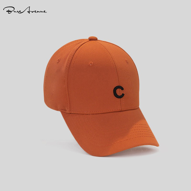 TRENDY BRAND BURE AVENUE HAT C LETTER BASEBALL CAP MENS AND WOMENS SUMMER STREET NEW PEAKED HAT VISOR TIDE TREND