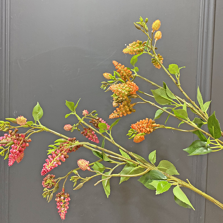 仿真花单枝果实英雄果桑果客厅餐厅样板房婚庆插花艺装饰假花摆件
