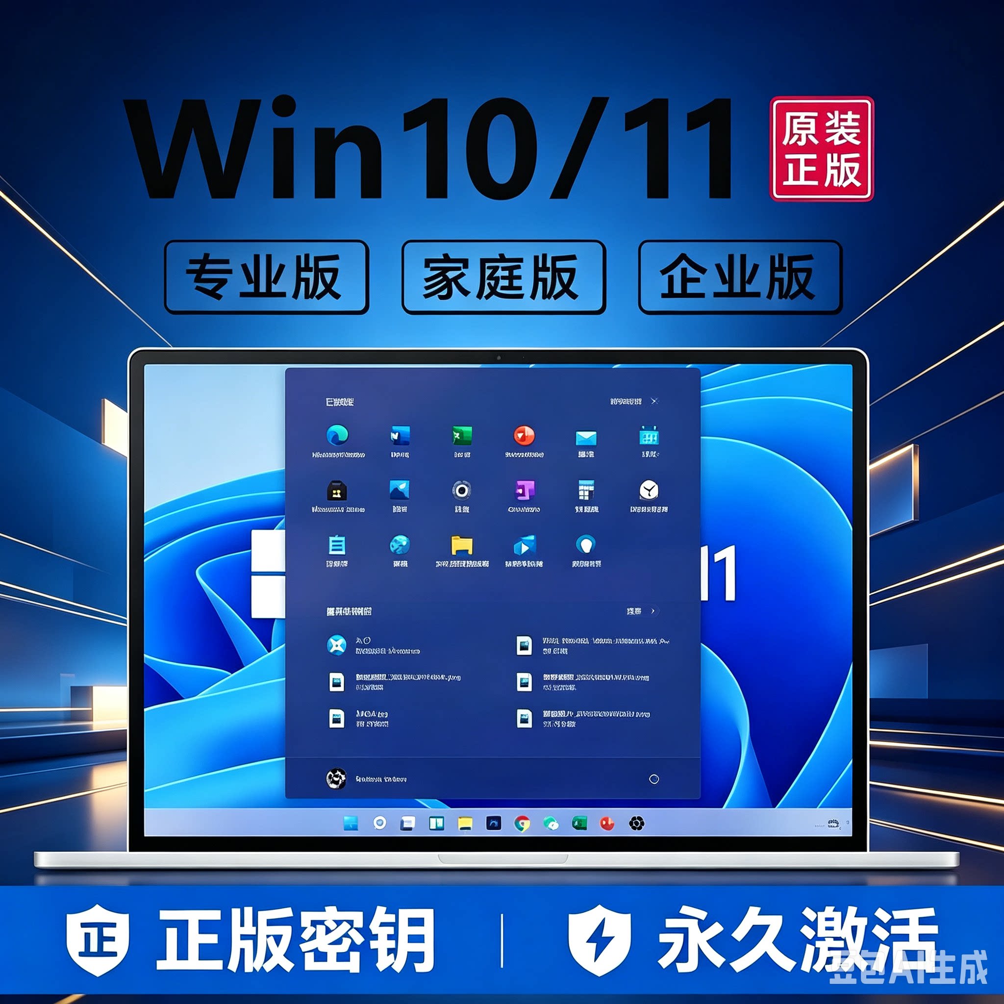 win7/10/11密钥永久激办公设备配件及相关服