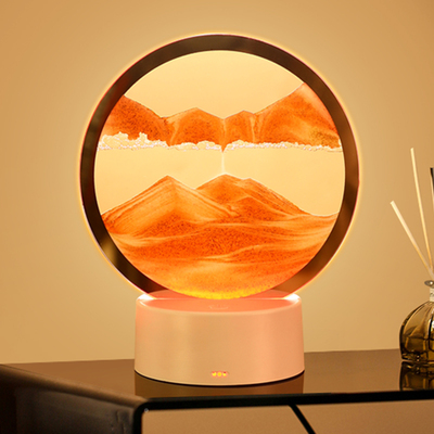 沙漏流沙画摆件小夜灯创意解压台灯卧室床头装饰品送闺蜜生日礼物