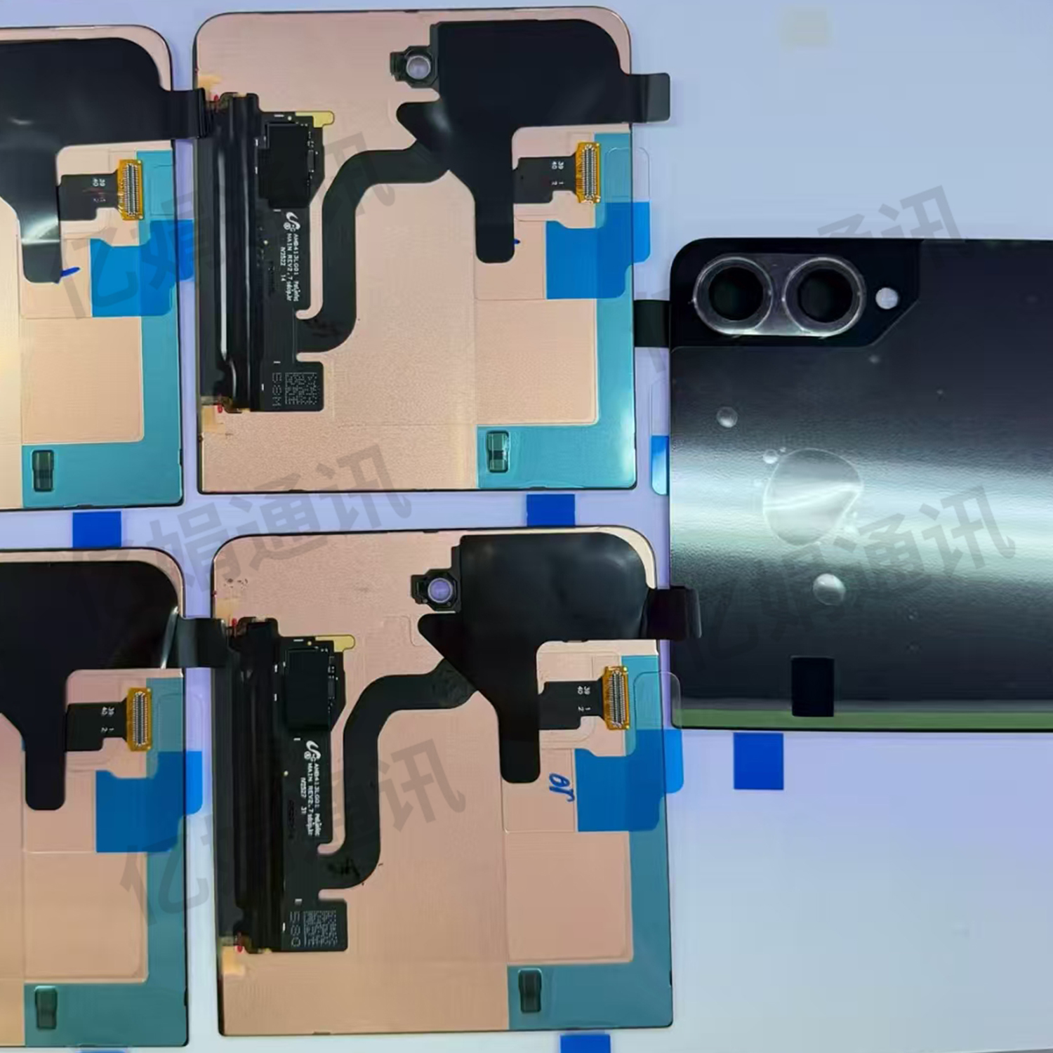 适用三星z flip 7f7660 Filp FE f761触摸显示内 屏折叠屏幕总成